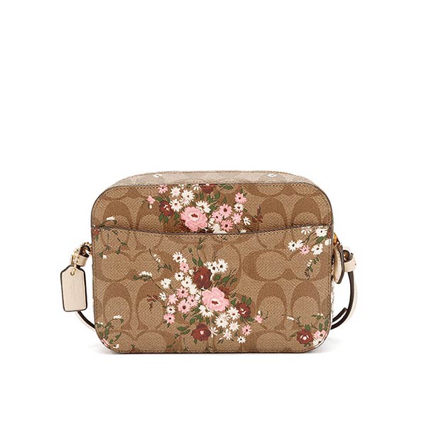 COACH 蔻馳 女士經典印花单肩斜挎包