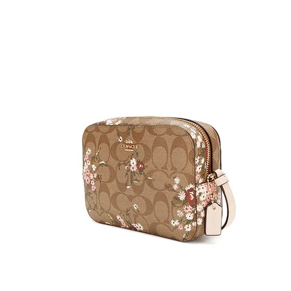 COACH 蔻馳 女士經典印花单肩斜挎包