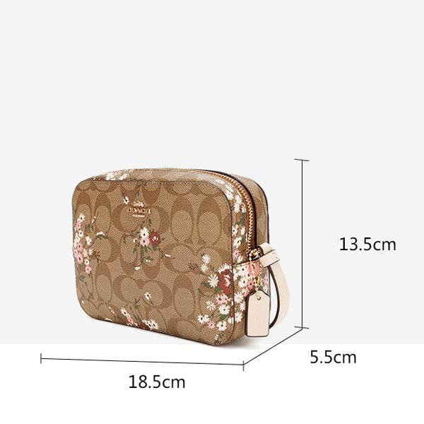 COACH 蔻馳 女士經典印花单肩斜挎包