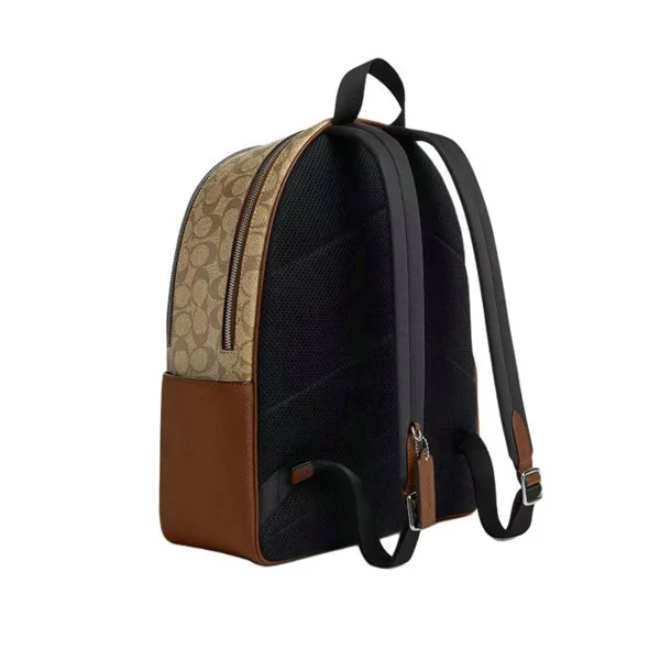 COACH Court 經典馬車LOGO前口袋雙肩包