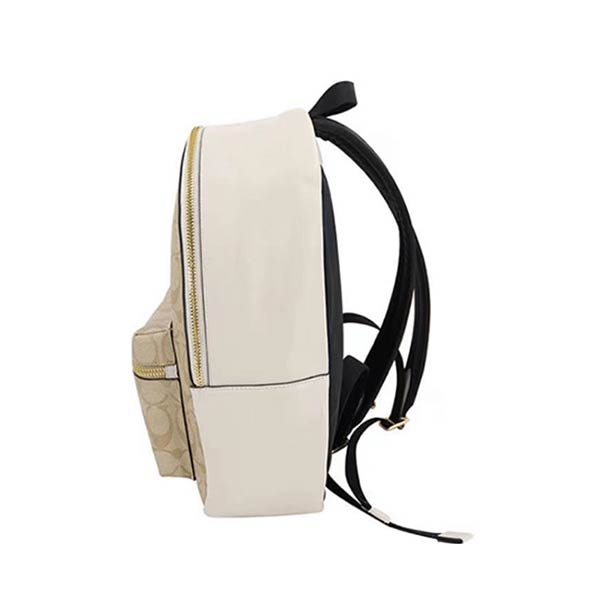 COACH Charlie Backpack 老花拼色雙肩包