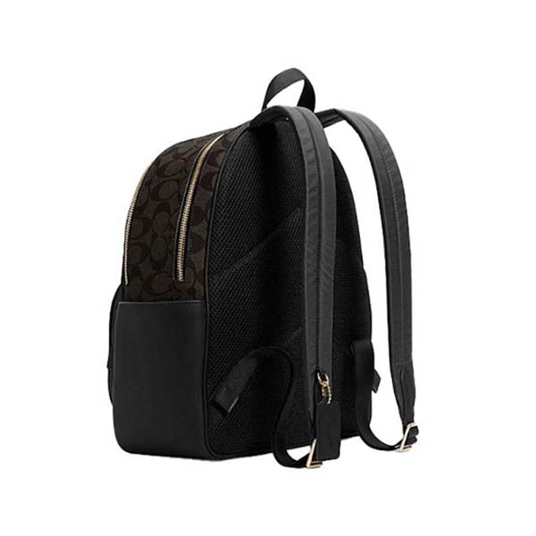 COACH Court 經典馬車LOGO前口袋雙肩包