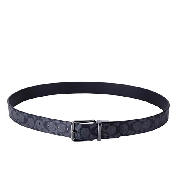 COACH 蔻馳 經典老花 PVC 禮盒裝雙頭腰帶