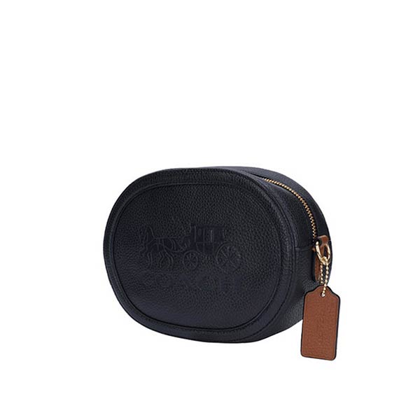 COACH 蔻馳 馬車壓印LOGO橢圓相機包