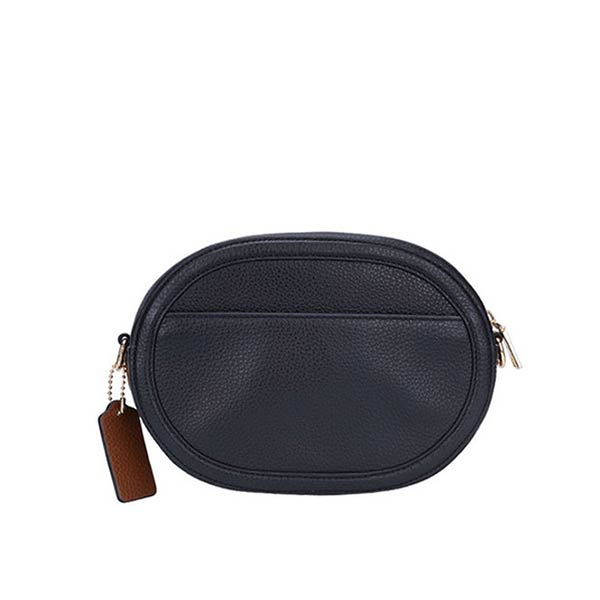 COACH 蔻馳 馬車壓印LOGO橢圓相機包