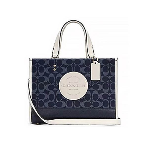 COACH Dempsey 30號 經典貼飾托特包