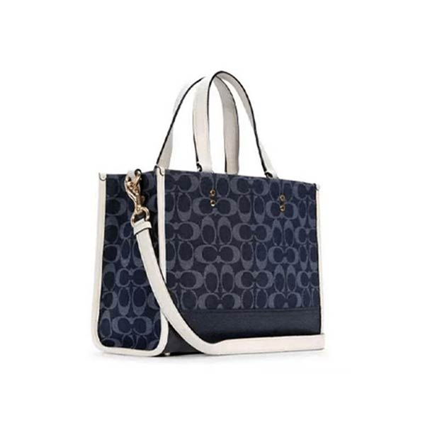 COACH Dempsey 30號 經典貼飾托特包