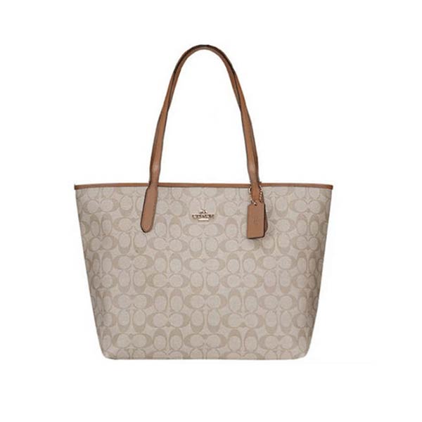 COACH City 經典老花LOGO 大容量托特包