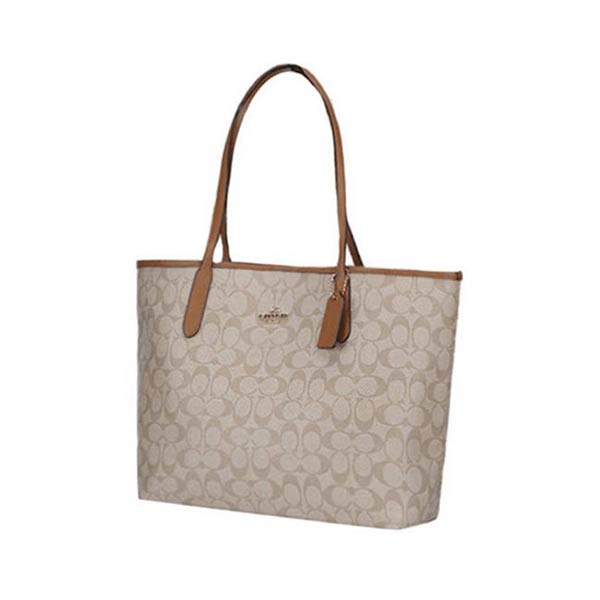 COACH City 經典老花LOGO 大容量托特包
